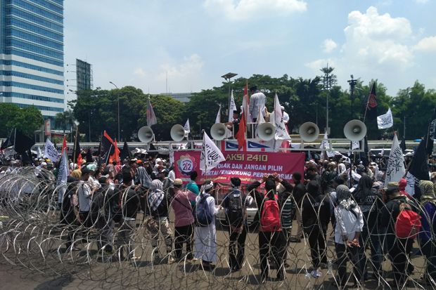 Demo Tolak Perppu Ormas, Massa Teriak Khilafah