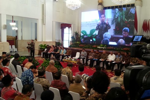 Presiden Jokowi Ceramahi Kepala Daerah se-Indonesia di Istana