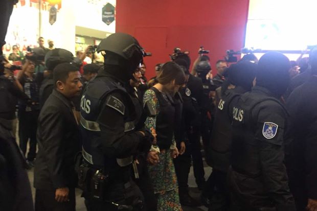 Siti Aisyah Emosional saat Kunjungi Lokasi Pembunuhan Kim Jong-nam