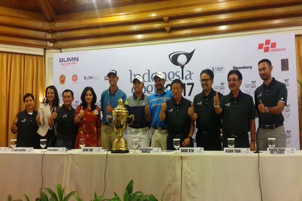140 Pegolf Berebut Juara Indonesia Open 2017 Berhadiah Rp4 Miliar