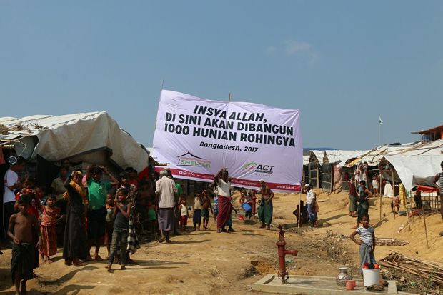 Awal November, ACT Bangun 1.000 Hunian Pengungsi Rohingya