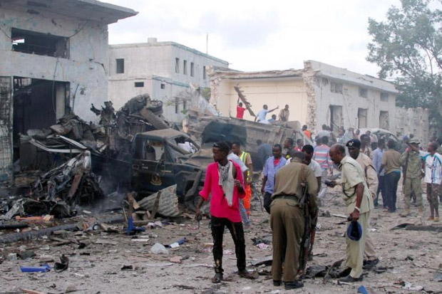 Bom Mobil Kembar Guncang Ibu Kota Somalia, 17 Tewas