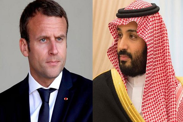 Lewat Telepon, Macron dan Putra Mahkota Saudi Bahas Terorisme