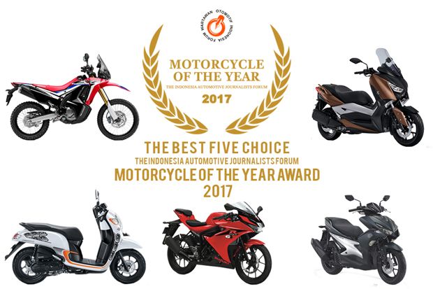 5 Model Motor Bersaing dalam FORWOT Motorcycle of The Year 2017