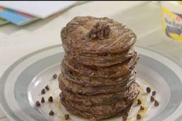 Nikmatnya Sarapan dengan Pancake Chocolate Chip Timun Jepang