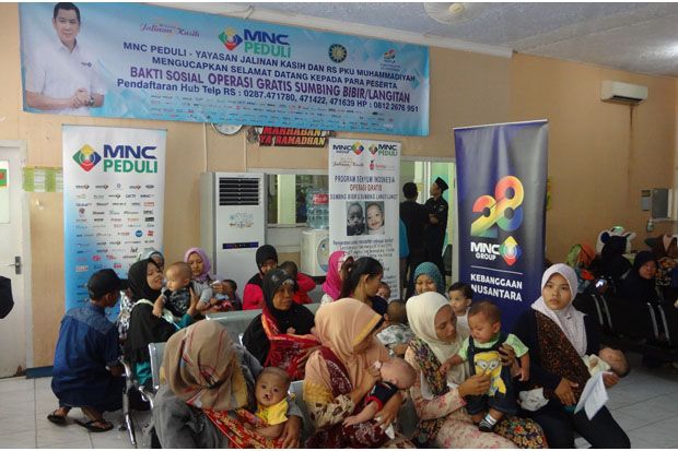 MNC Peduli Adakan Operasi Bibir Sumbing di Gombong