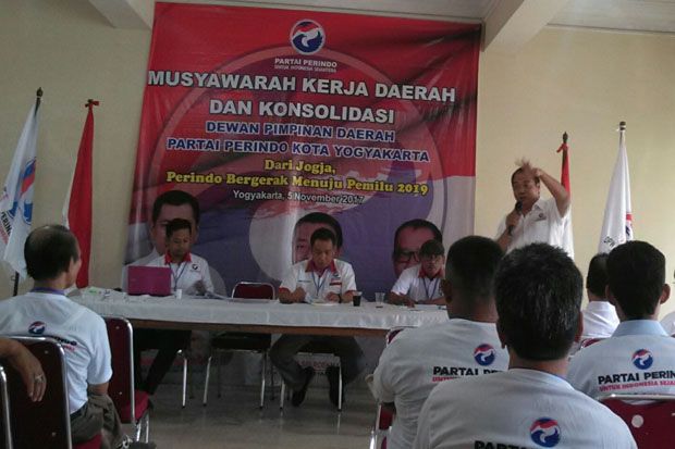 Perindo Yogyakarta Solidkan Team Work Realisasikan Program Kerja