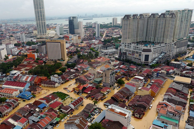 Badai Hantam Malaysia, 2 Tewas dan 2.000 Dievakuasi