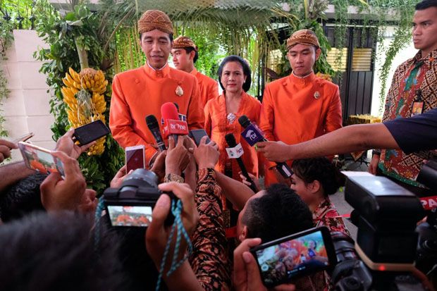 Jalani Siraman, Kahiyang Dapat Pesan Khusus dari Presiden Jokowi