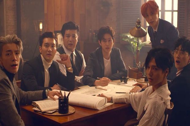 Baru Dirilis, Black Suit Super Junior Kuasai Tangga Lagu