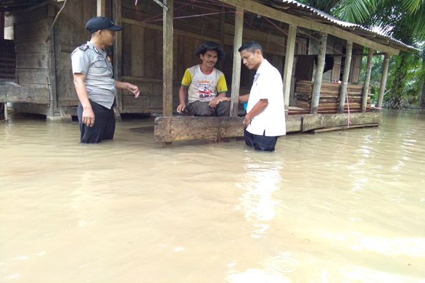 Puluhan Rumah di Tapsel Terendam Banjir