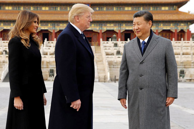 Presiden China Xi Jinping Jamu Presiden AS Donald Trump di Kota Terlarang