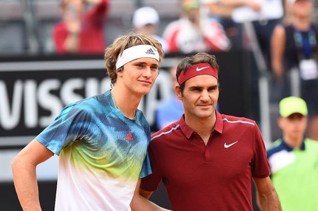 Undian Final ATP : Federer Satu Grup dengan Zverev
