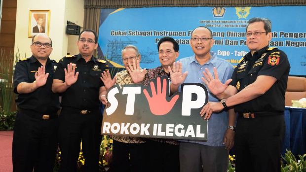 Bea Cukai dan Asosiasi Rokok Galakkan Kampanye Stop Rokok Ilegal