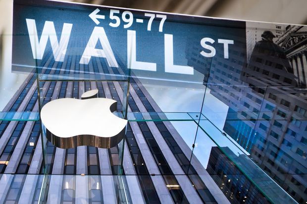 Kapitalisasi Pasar Apple Bawa Wall Street Tembus Rekor Tertinggi