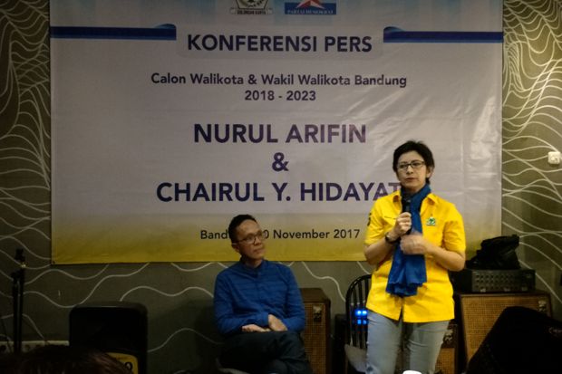 Pilwalkot Bandung 2018, Nurul Arifin Pastikan Duet dengan Chairul Y Hidayat