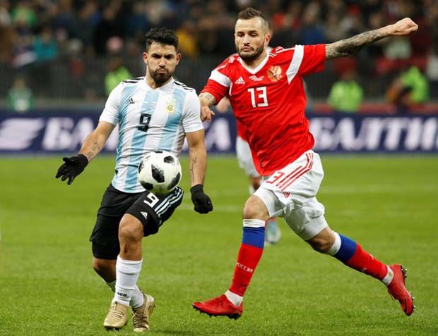Gol Telat Aguero Pecah Kebuntuan Argentina di Markas Rusia