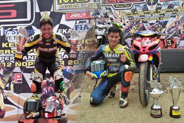 Tim Yamaha Borong Dua Gelar Juara di Motoprix 2017 Kalimantan