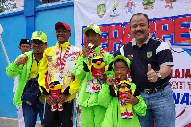 Jawa Tengah Pimpin Raihan Medali Peparpenas 2017