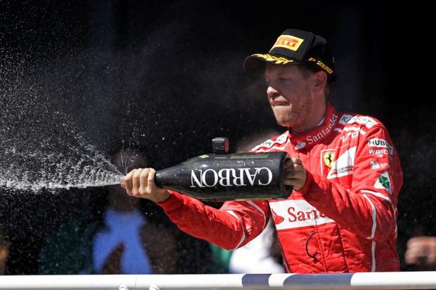 Sebastian Vettel Jadi Jawara di GP Brasil