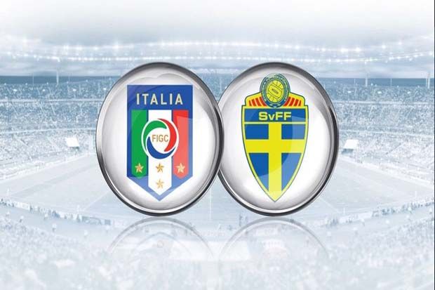 Susunan Pemain Italia vs Swedia