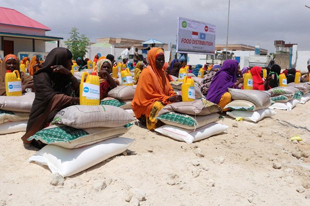 Pengungsi Somalia Capai 1 Juta, PKPU-IZI Lanjutkan Kirim Bantuan