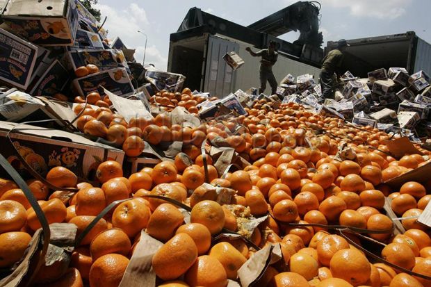 Indonesia Dibanjiri Jeruk Mandarin dari China