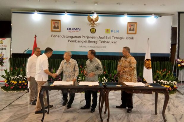 PLN Tanda Tangani 9 Proyek Listrik EBT Berkapasitas 641 MW