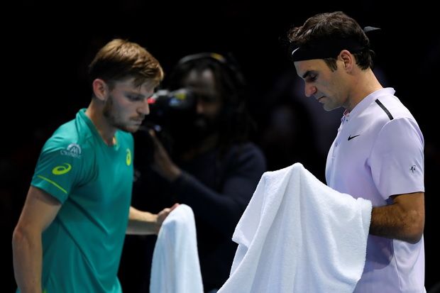 Sempat Kebingungan, Goffin Akhirnya Mampu Bekuk Federer