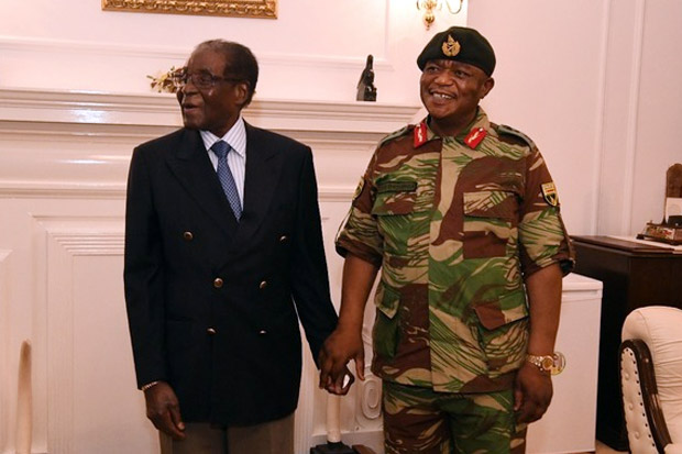 Mugabe Bertemu dengan Panglima Militer Zimbabwe