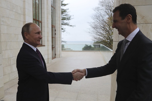 Di Hadapan Putin, Assad Puji Peran Rusia di Suriah