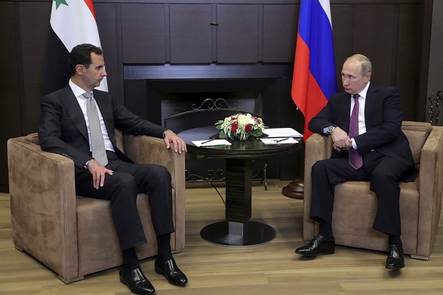 Putin Laporkan Hasil Pertemuan dengan Assad pada Raja Salman