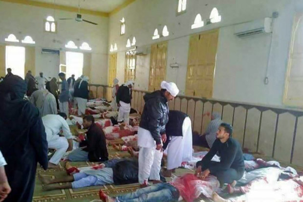 Militan Serang Masjid di Sinai, 235 Tewas