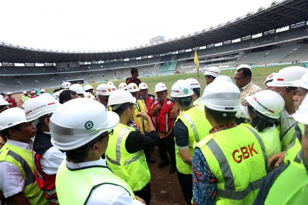 Anggaran Renovasi Stadion Gelora Bung Karno Membengkak