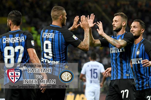 Preview Cagliari vs Inter Milan: Tim Tamu Lebih Diunggulkan