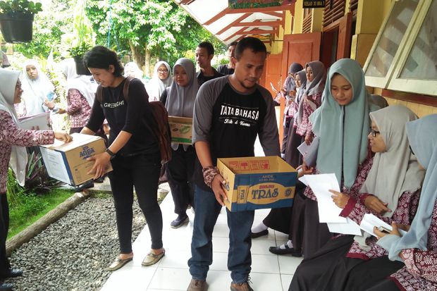 Wartawan Mojokerto Galang Donasi untuk Korban Bencana di Pacitan