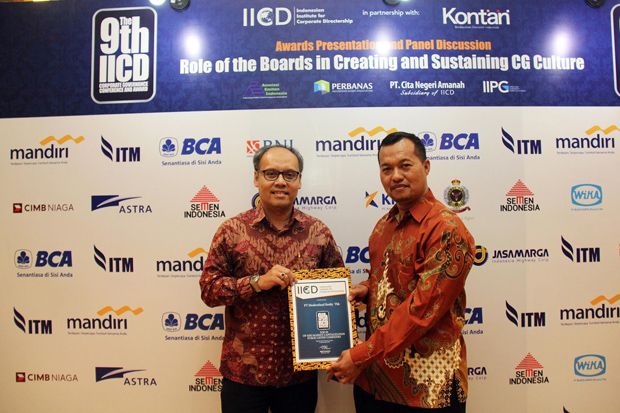 Modernland Realty Raih IICD Corporate Governance Award 2017