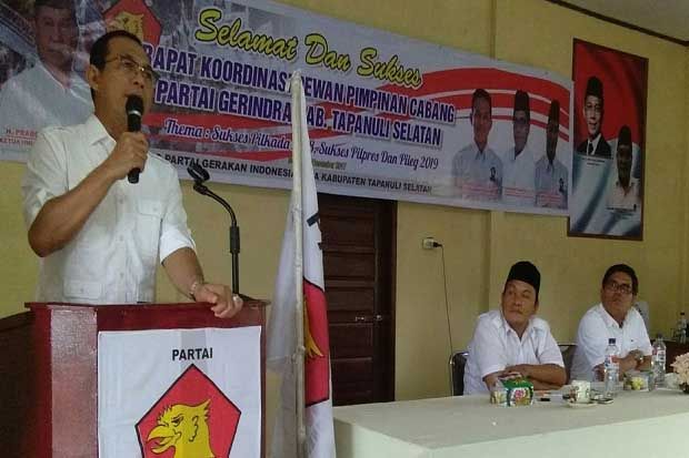 Dukung Edy Rahmayadi, Gerindra Sumut Optimistis Jadi Jawara