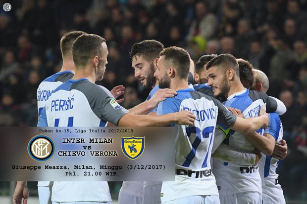 Preview Inter Milan vs Chievo Verona: Menuju Puncak Klasemen