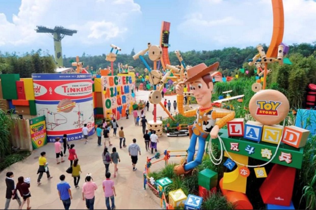 Toy Story Land Jadi Wahana Bermain Terbesar di China