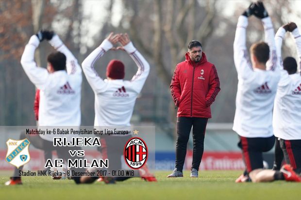 Preview Rijeka vs AC Milan: Panggung Pertama Gattuso di Kancah Eropa