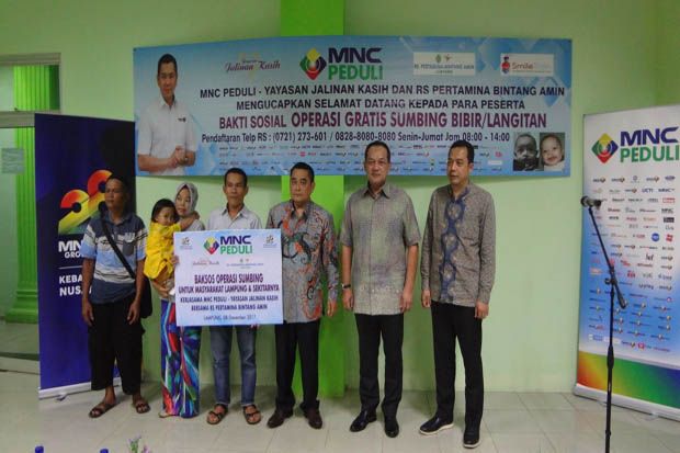 MNC Peduli Gelar Operasi Bibir Sumbing Gratis di Lampung