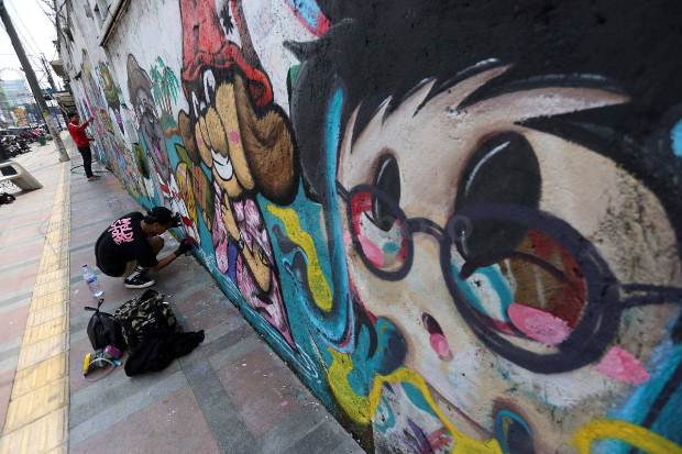 PT Propan Gelar Kegiatan CSR Melalui Aktivitas Graffiti