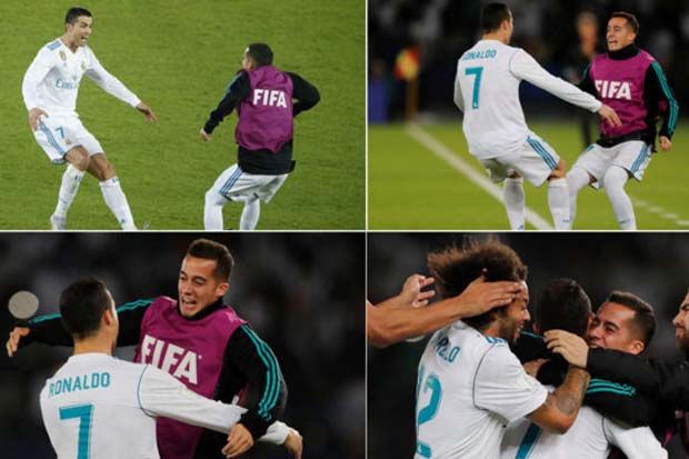 Ini Alasan Ronaldo Merayakan Gol Bersejarahnya Bersama Lucas Vazquez
