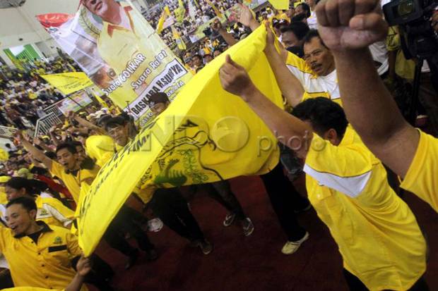 Airlangga Sebut Slogan Kerja Jokowi Cocok dengan Golkar