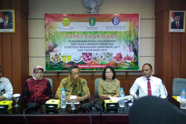 Stok dan Harga Pangan di Kalimantan Barat Aman