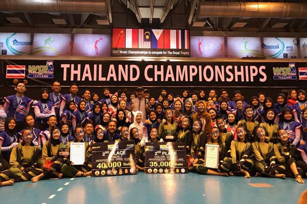 Marching Band UNS Sabet Juara 2 Kompetisi WGI di Thailand