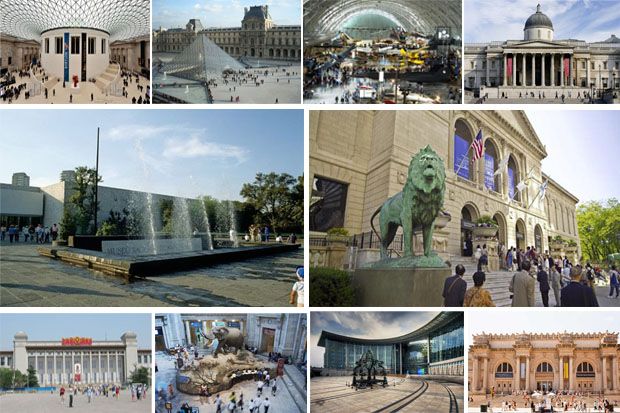 Daftar Museum Dunia Paling Banyak Dikunjungi Wisatawan