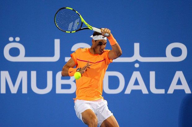 Nadal Absen di Kejuaraan Tenis Dunia Mubadala 2017