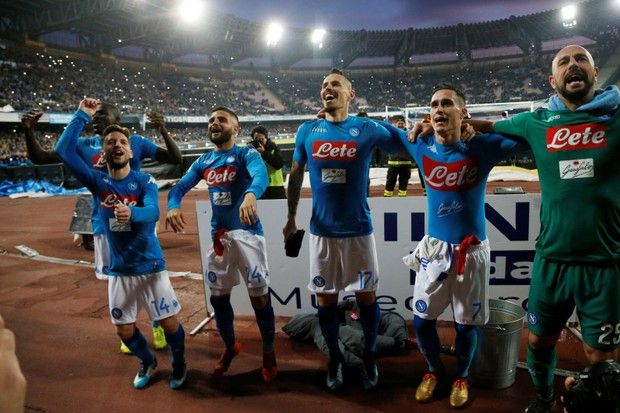 Napoli Juara Serie A Paruh Musim 2017/2018